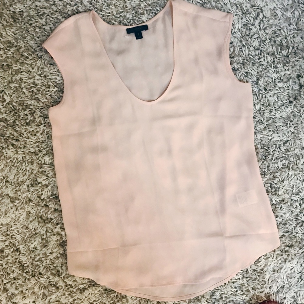 J. Crew shirttail cap sleeve blouse